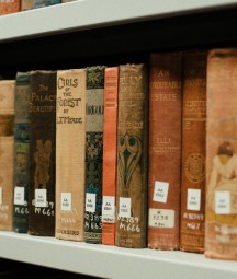 Image of books on shelf