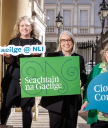 Sinead McCoole, Dr Audrey Whitty and Máire Ní Chonalláin