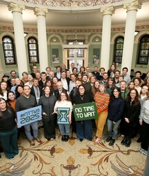 no tine to wait conference group photo