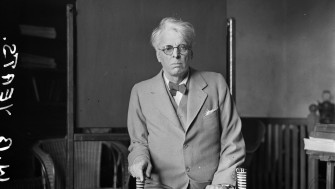 Photograph of William Butler Yeats