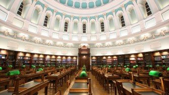 View of Reading Room.