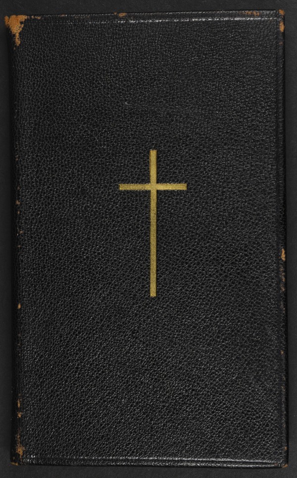 Book with cross on the cover