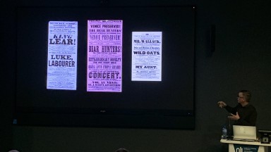 Paul Barnes lecture, Joly Theatre