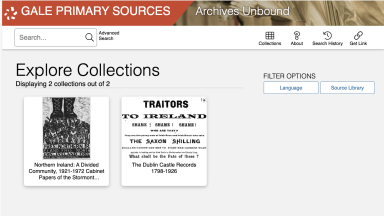 Explore Collections - Archives Unbound