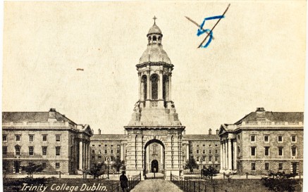 The Campanile at Trinity College Dublin, long before the M.Phil in Public History and Cultural Heritage was a twinkle in anyone's eye. (Lawrence Postcard Series) The Campanile at Trinity College Dublin, long before the M.Phil in Public History and Cultural Heritage was a twinkle in anyone's eye. (Lawrence Postcard Series)
