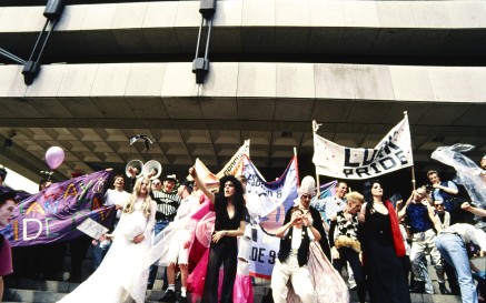 LGBTQ protest outside Central Bank