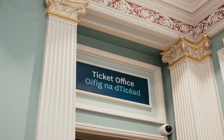 Image of Ticket Office sign