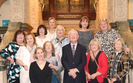 Group shot of attendees at A Little Lifetime event