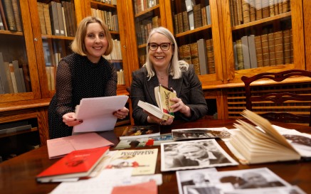 Ciara Kerrigan (Assistant Keeper I - Special Collections, NLI), Dr Audrey Whitty (NLI Director)