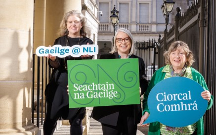 Sinead McCoole, Dr Audrey Whitty and Máire Ní Chonalláin